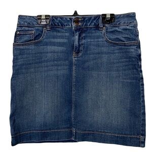 Jean Skirt Mid Rise Size 10